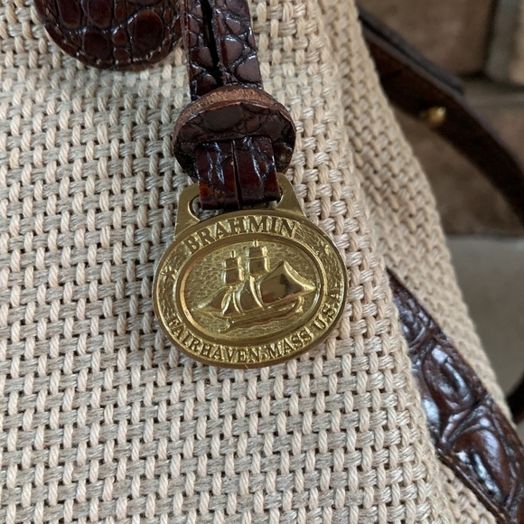 Copy - BRAHMIN leather and woven  purse - Picture 11 of 11